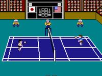 une photo d'Ã©cran de Super Dyna mix Badminton sur Nintendo Nes